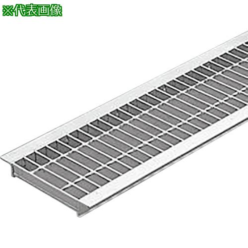 ■カネソウ スチール製グレーチング プレーンタイプ 歩道U字溝用〔品番:HSHU1519〕【3374286:0】[送料別..