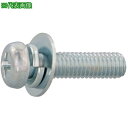 ■SUNCO 組込みねじ (+)ナベP=3(鉄(または標準)・ZECコート(下地三価ホワイト) M4×25(100本入)〔品番:1000000300400250...