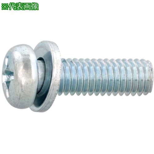 ■SUNCO 組込みねじ (+)ナベIK=1(鉄(または標準)・ニッケル) M2.5×6(290本入)〔品番:100000170025006005290P〕【3376843:0】[送料別途見積り][掲外取寄][店頭受取不可]