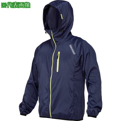 ■喜多 耐久撥水ストレッチウインドブレーカー No3050 ロイヤルネイビー L〔品番:NO3050NVL〕【3380302:0】[送料別途見積り][掲外取寄][店頭受取不可](4)