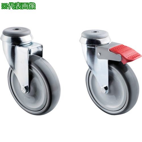 ■SUGATSUNE (200130022)ES-JN-75NP-Kポリウレタン 単輪キャスター〔品番:ESJNS75NPK〕【3381179:0】[送料別途見積り][掲外取寄][店頭受取不可]
