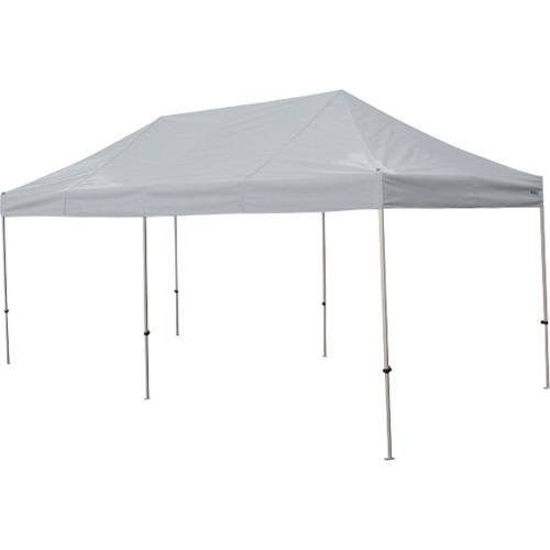 ■さくら かんたんてんと 3.0m×6.0mスチール&アルミ複合フレーム グレー〔品番:KA8WGY〕【3381335:0】[..