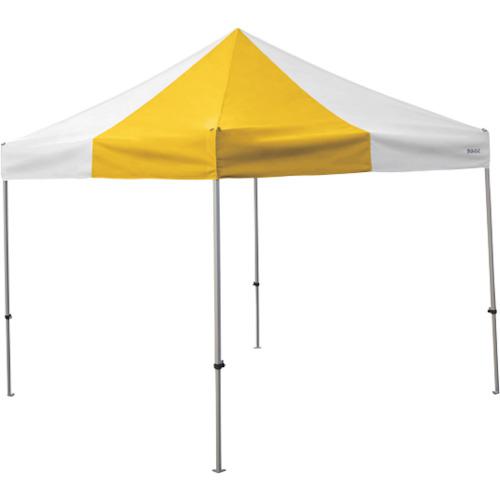 ■さくら かんたんてんと 3.0m×3.0mオールアルミフレーム 黄白〔品番:KA6WAYW〕【3381336:0】[送料別途見積り][法人・事業所限定][外直送][店頭受取不可]