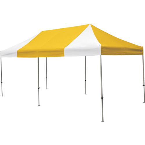 ■さくら かんたんてんと 3.0m×6.0mオールアルミフレーム 黄白〔品番:KA8WAYW〕【3381868:0】[送料別途..