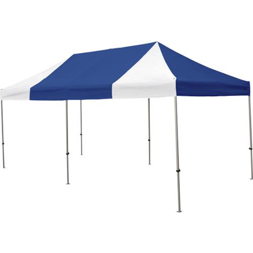 ■さくら かんたんてんと 3.0m×6.0スチール&アルミ複合フレーム 青白〔品番:KA8WBW〕【3381965:0】[送料..