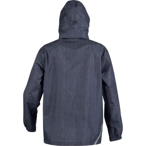 ■カジメイク 7541 ローリングレインスーツ デニム 4L〔品番:7541554L〕【3383167:0】[送料別途見積り][店頭受取不可]