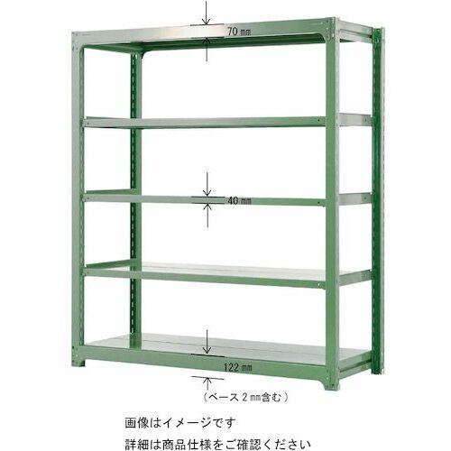 ■ヤマテック ボルトレス中量ラック 300kg/段 W1800×D910×H1500mm 天地4段 ホワイト...