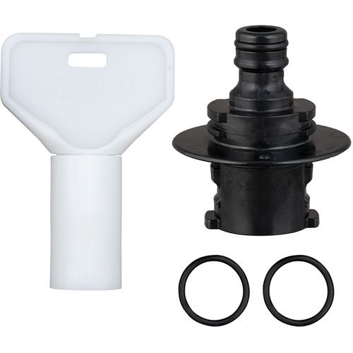 ■タカギ オーロラ本体ニップルセット Oリング仕様〔品番:QR201BK2〕【3388288:0】[送料別途見積り][掲外取寄][店頭受取不可]