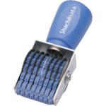 ■シヤチハタ 回転ゴム印欧文8連6号 ゴシック体〔品番:CF86G〕【3398243:0】[店頭受取不可]
