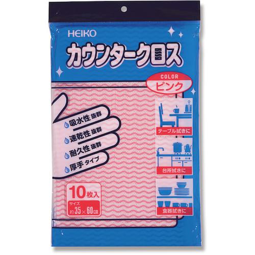 ■HEIKO カウンタークロス 80g 10枚入り〔品番:004753015〕【3408910:0】[送料別途見積り][掲外取寄][店..