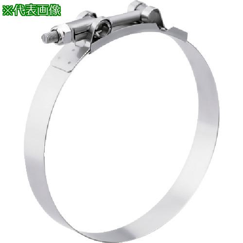 ■BREEZE Tボルトホースクランプ 19mmタイプ(オールステンレス・SUS301)〔品番:TB650SS〕【3416197:0】[店頭受取不可]