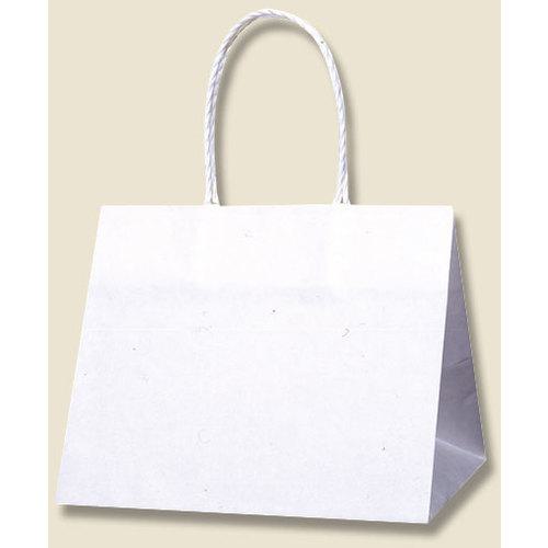 ■HEIKO 手提げ紙袋 Pスムースバッグ 白無地 25-19 25枚入り〔品番:003155300〕【3424759:0】[送料別途見積り][掲外取寄][店頭受取不可]