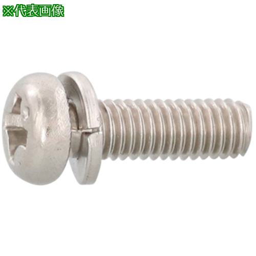 ■SUNCO 組込みねじ (+)ナベSP=2(鉄(または標準)・三価ホワイト) M4×12(160本入)〔品番:100000S20040012003160P〕【3426699:0】[送料別途見積り][掲外取寄][店頭受取不可]