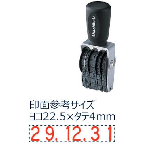 ■シヤチハタ タート用回転ゴム印欧文日付4号 ゴシック体〔品番:NFD4GT〕【3427309:0】[送料別途見積り][掲外取寄][店頭受取不可]