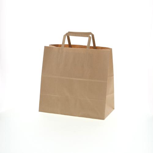 ■HEIKO 手提げ紙袋 25チャームバッグ 平手 未晒無地 26-5 50枚入り〔品番:003267501〕【3429510:0】[送料別途見積り][掲外取寄][店頭受取不可]