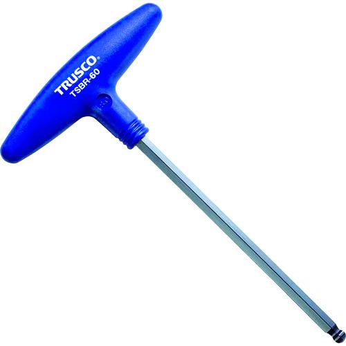 ■TRUSCO T型ボールポイント六角棒レンチ 6.0mm〔品番:TSBR60〕【3429695:0】[店頭受取不可]