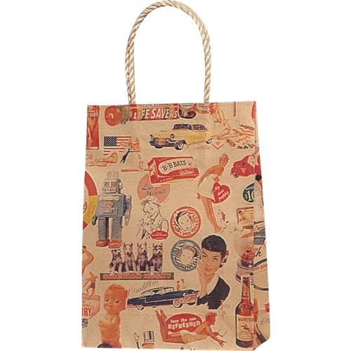 ■HEIKO 手提げ紙袋 スムースバッグ 18-07 キスミー 25枚入り〔品番:003156705〕【3431060:0】[店頭受取不可]