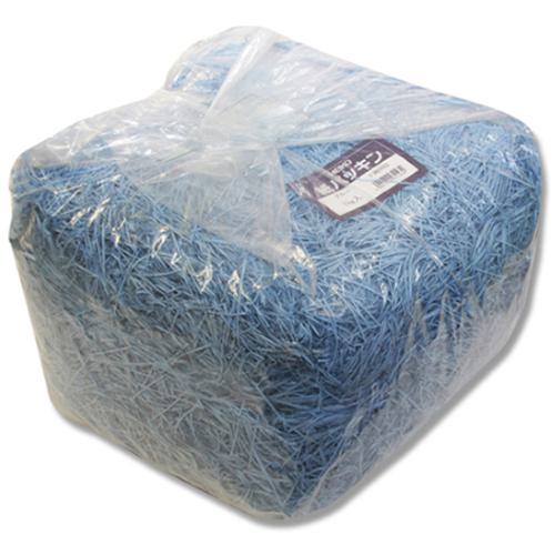 ■HEIKO 緩衝材 紙パッキン 業務用 1kg入 ブルー〔品番:003800902〕【3431272:0】[送料別途見積り][掲外..