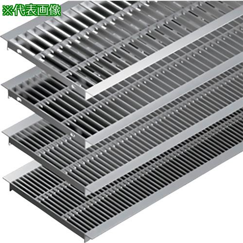 ■カネソウ ステンレス製グレーチング 滑り止め模様付 歩道U字溝用 すきま26mm〔品番:SMQHU1215P30〕【3432205:0】[送料別途見積り][法人・事業所限定][外直送][店頭受取不可]