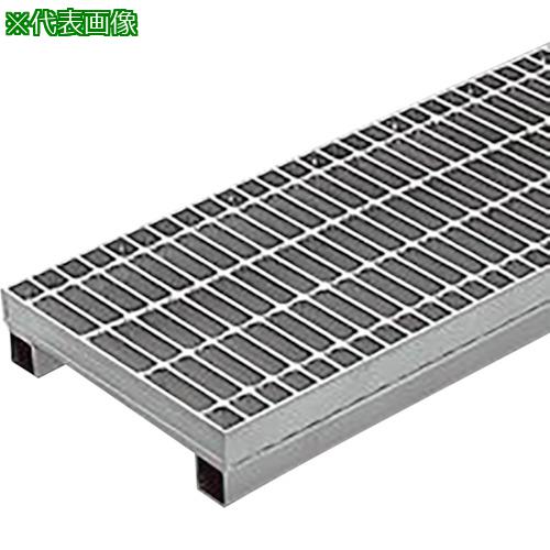 ■カネソウ スチール製グレーチング プレーンタイプ かさあげ型 自由勾配側溝用〔品番:HSV94950B〕【3433807:0】[法人・事業所限定][外直送元][店頭受取不可]