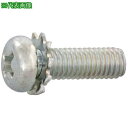 ■SUNCO 組込みねじ (+)ナベLO=2(鉄(または標準)・三価ブラック) M3×4(110本入)〔品番:100000220030004004110P〕【3...