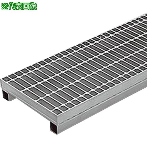 ■カネソウ スチール製グレーチング プレーンタイプ かさあげ型 JIS型側溝用〔品番:HSJ6232A〕【3435372..