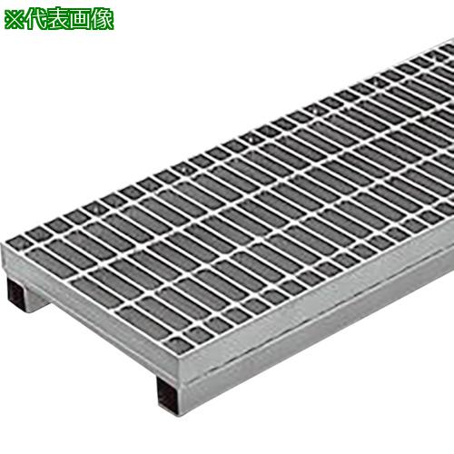 ■カネソウ スチール製グレーチング プレーンタイプ かさあげ型 側溝用 クッション付〔品番:HSYP3338B〕..
