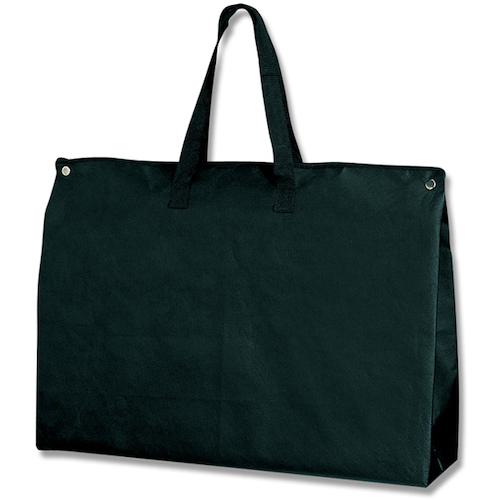 ■HEIKO 手提げ袋 Fバッグ 黒 チャック付LL 5枚入り〔品番:008739001〕【3438973:0】[送料別途見積り][掲外取寄][店頭受取不可]