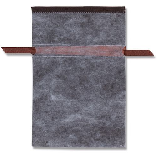 ■HEIKO 不織布製巾着袋 Fバッグ Wシャンテタイプ 無地ブラウン M 10枚入り〔品番:008739956〕【3440532..