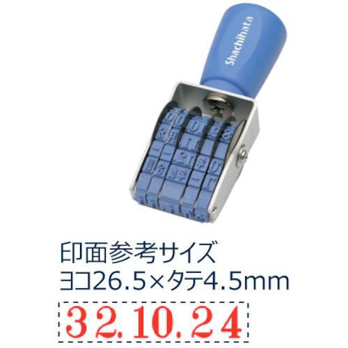 ■シヤチハタ 回転ゴム印欧文日付3号 明朝体〔品番:NFD3M〕【3445665:0】[送料別途見積り][掲外取寄][店頭受取不可]