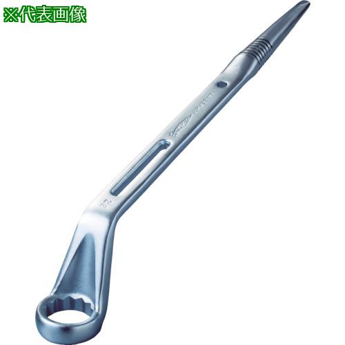 ■スーパー シャーボルト用めがねレンチ 六角対辺寸法:36〔品番:KPH36〕【3448525:0】[店頭受取不可]