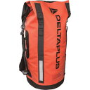 ■デルタプラス TC008 防水バックパック 大容量55L PVC オレンジ 反射 約60x30x17cm〔品番:D0062〕【3463435:0】[送料別途見...