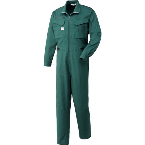 ■AUTO-BI 長袖つなぎ服1270-010グリーン-S〔品番:1270010S〕【3479438:0】[送料別途見積り][掲外取寄][店頭受取不可]