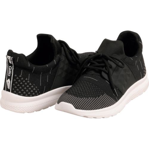 ■カジメイク 6409 GILIOワークシューズ ブラック 25CM〔品番:64099125〕【3487894:0】[送料別途見積り][掲外取寄][店頭受取不可]