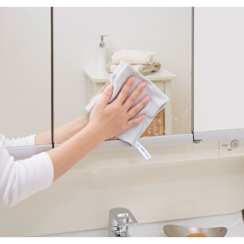 ■KBSEIREN そうじの神様 拭き筋を残さない 鏡・洗面台用クロス《100袋入》〔品番:S087〕【3505926×100:..