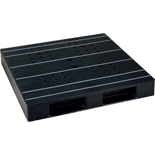 ■RISU リサイクルプラスチックパレット HB-D2・1111〔品番:HBD21111BK〕【3507269:0】[送料別途見積り][法人・事業所限定][外直送][店頭受取不可]