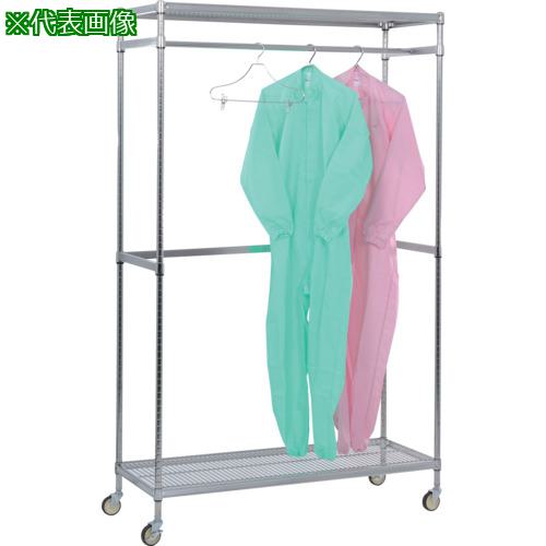 ■Canyon ステンレスハンガーラックキャスター付 SHR-2572C〔品番:SHR2572C〕【3514970:0】[送料別途見積り][法人・事業所限定][外直送][店頭受取不可]