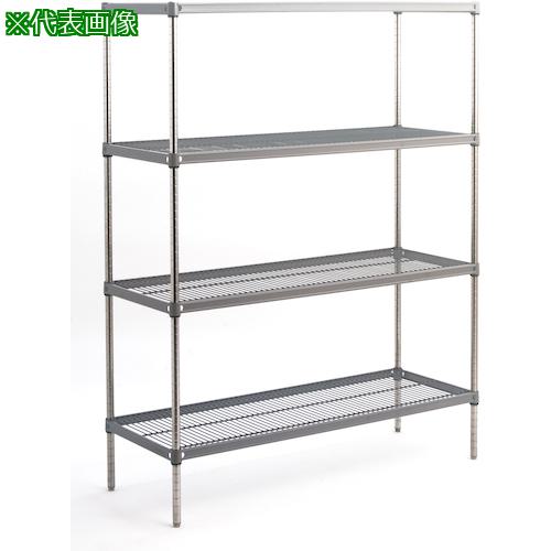 ■Canyon スチールキャニオンシェルフ PEC 610x610x1590 4段〔品番:PEC61061015904〕【3531424:0】[送料..