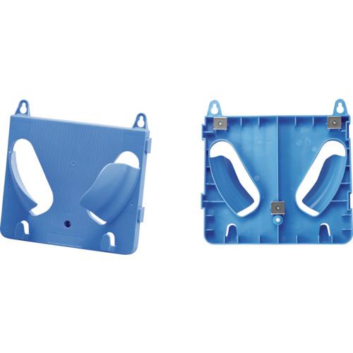 ■緑十字 ヘルラック(保護帽整理棚) ST821-NM 色:ブルー 240×275mm〔品番:241031〕【3538750:0】[送料別途見積り][掲外取寄][店頭受取不可]