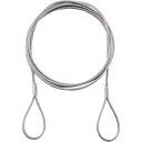 ■緑十字 ステンレスカットワイヤー ワイヤー205BR 両端リング加工 2.0mmΦ×500mm リング内径12mmΦ 2本1組〔品番:197101〕【3540...