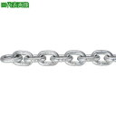 ■TRUSCO JIS F2106第一種規格相当 ショートリンクチェーン スチール ドブメッキ 線径6mm×長さ9.1M~10.0M〔品番:TIC6SHD10C...