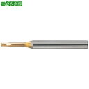 ■ユニオンツール 超硬エンドミルHLRS 2枚刃ロングネックラジアス φ0.6XR0.2×8〔品番:HLRS200602080〕【3574946:0】[店頭受取...