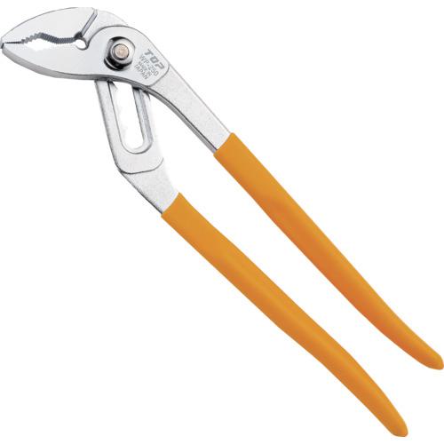 ■TOP ウォーターポンププライヤ(ビニールグリップ付) 250mm〔品番:WP250G〕【3599361:0】[店頭受取不可]