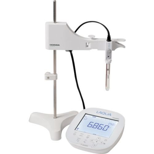 ■堀場 スタンダード卓上型pH計(ガラスpH電極セット) F-2000PI-S〔品番:F2000PIS〕【3613579:0】[店頭受取不可]