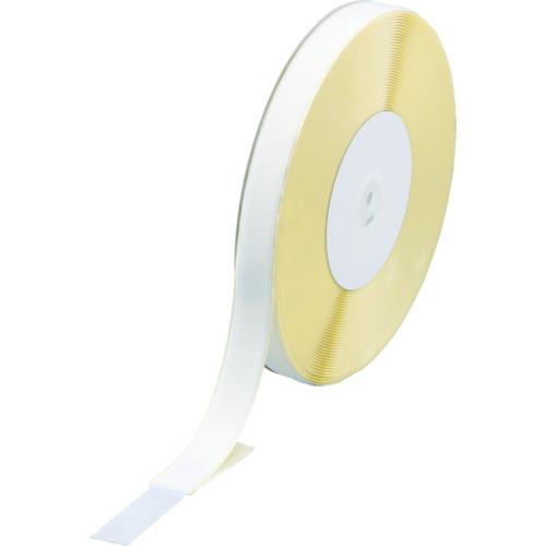 ■TRUSCO マジックテープ[[R下]] 糊付A側 幅25mmX長さ25m 白〔品番:TMAN2525W〕【3619389:0】[店頭受取不可]