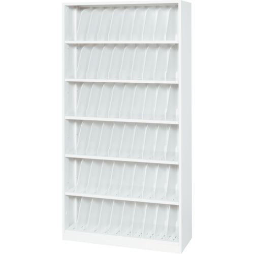 ■DAISHIN カルテ収納庫 ホワイト色 仕切り板54枚付き アジャスター付き〔品番:M93518KA4W〕【3621633:0】[法人・事業所限定][外直送元][店頭受取不可]