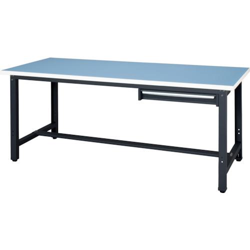 ■DAISHIN ロンリューム天板作業台 天板ライトグレー色 1段引出付き〔品番:WZR18751〕【3624703:0】[法人・事業所限定][外直送元][店頭受取不可]