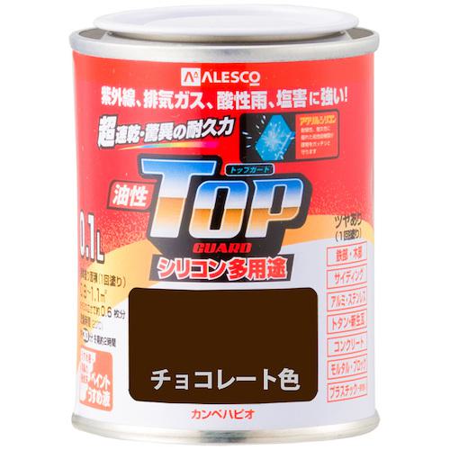 ■KANSAI 油性トップガード チョコレート色 0.1L《12缶入》〔品番:00017640241001〕【3626223×12:0】[送料別途見積り][掲外取寄][店頭受取不可]