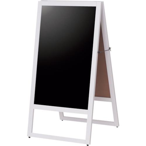 ■友屋 A型マ-カ-ボ-ドカスタム(両面)ホワイト〔品番:42992WHT〕【3627435:0】[送料別途見積り][法人・事業所限定][外直送][店頭受取不可]