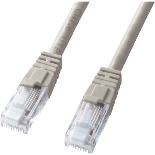 ■SANWA つめ折れ防止カテゴリ6LANケーブル〔品番:KBT6TS60N〕【3628613:0】[法人・事業所限定][外直送..